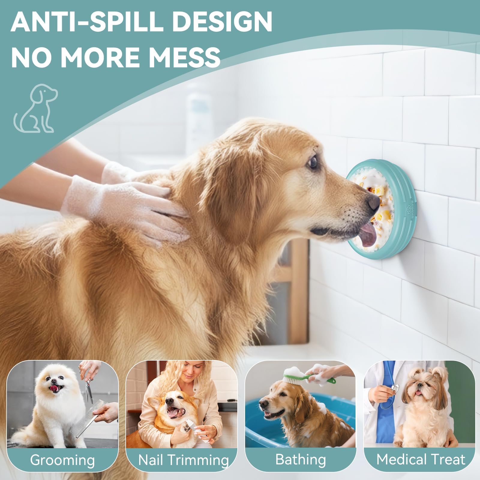 Animire textured surface promotes saliva flow and oral comfort.