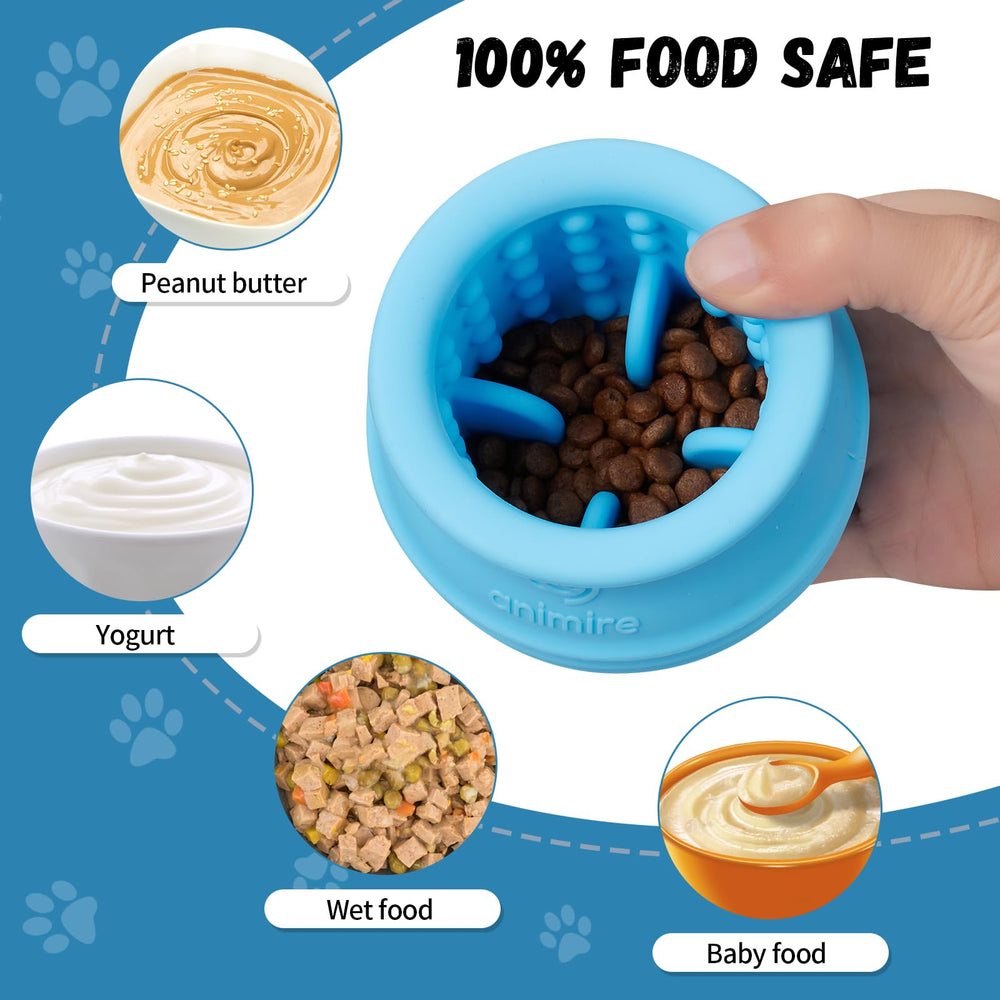 Animire silicone dog toy is durable and BPA-free for safe chews.