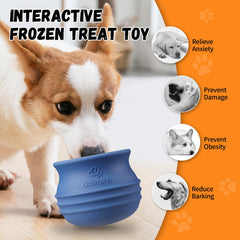 Animire Treat Dispensing Dog Toy durable silicone ensures safe, long-lasting enrichment
