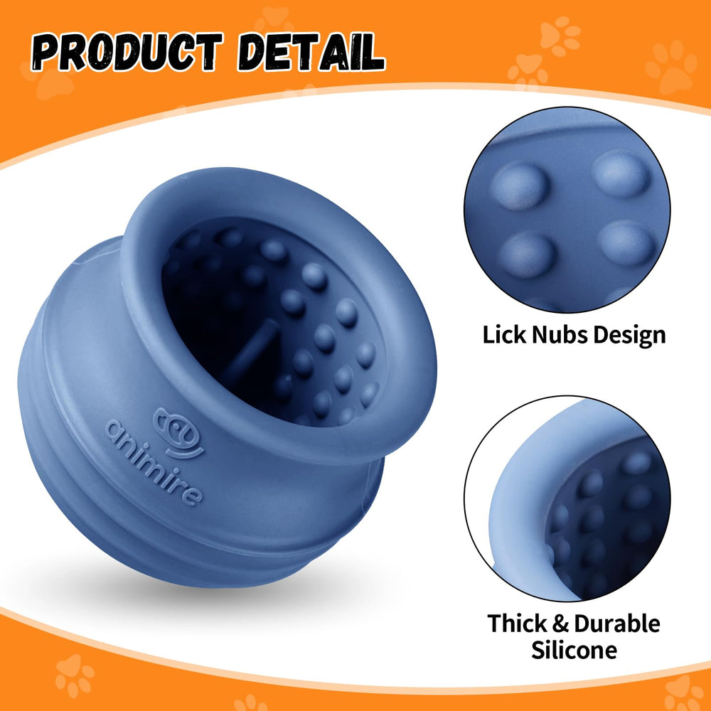 Animire dark-blue close-up ready for fetch and chew play