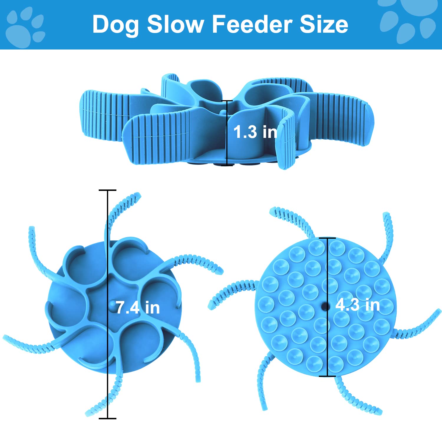 Anipaw inserto lento facilita comer con más tiempo y tranquilidad.
