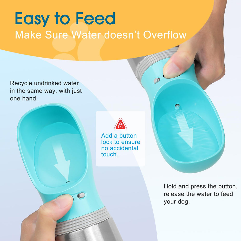 Anipaw one-hand operation for easy drinking during hikes