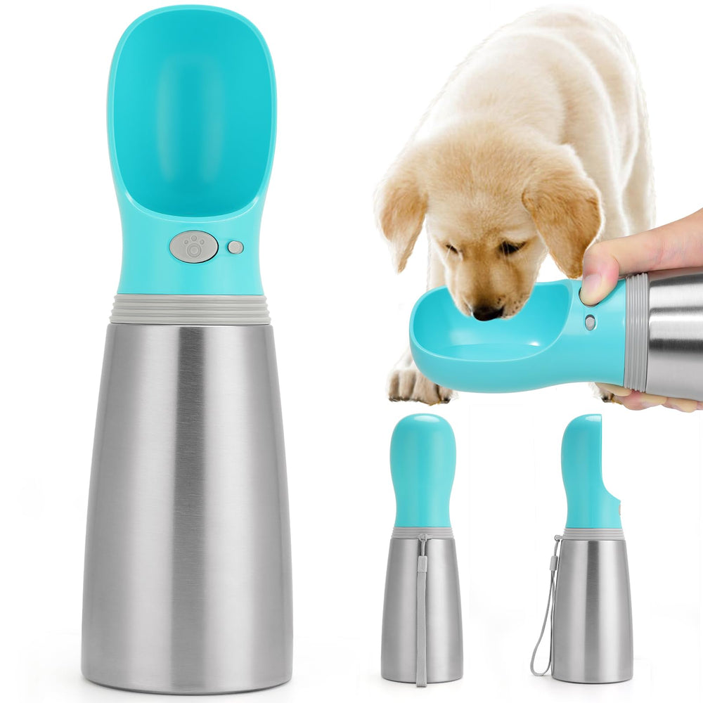 Anipaw portable dog water bottle 24oz ready for travel hydration