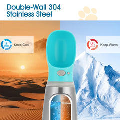 Anipaw bottle with silicone seal prevents leaks during travel