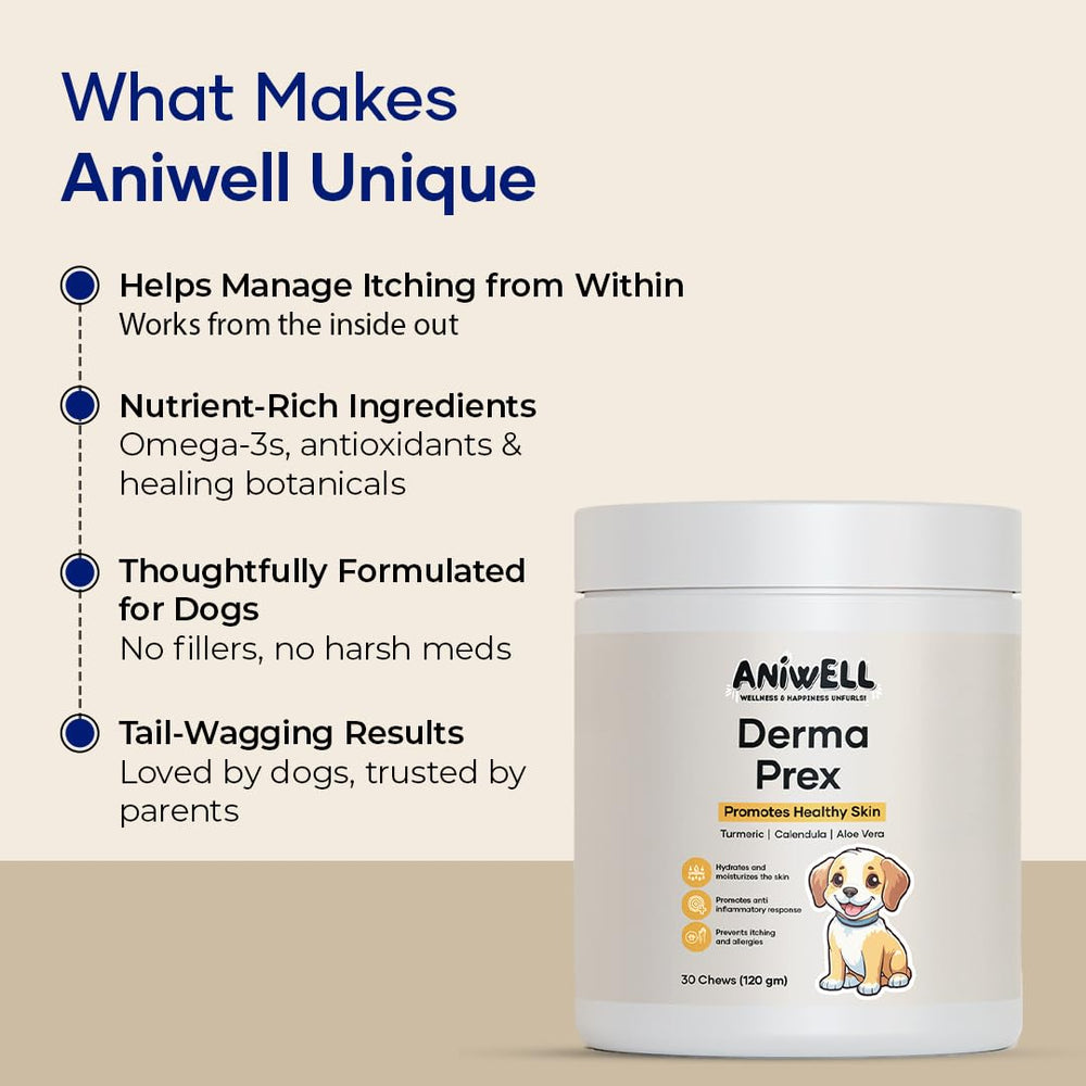Aniwell DermaPrex cantaloupe-derived SOD image highlighting antioxidant protection for skin.