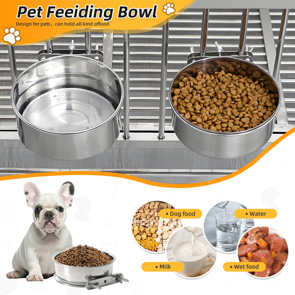Ankeizzy easy-clean-dog-bowl interior for quick wipe-downs