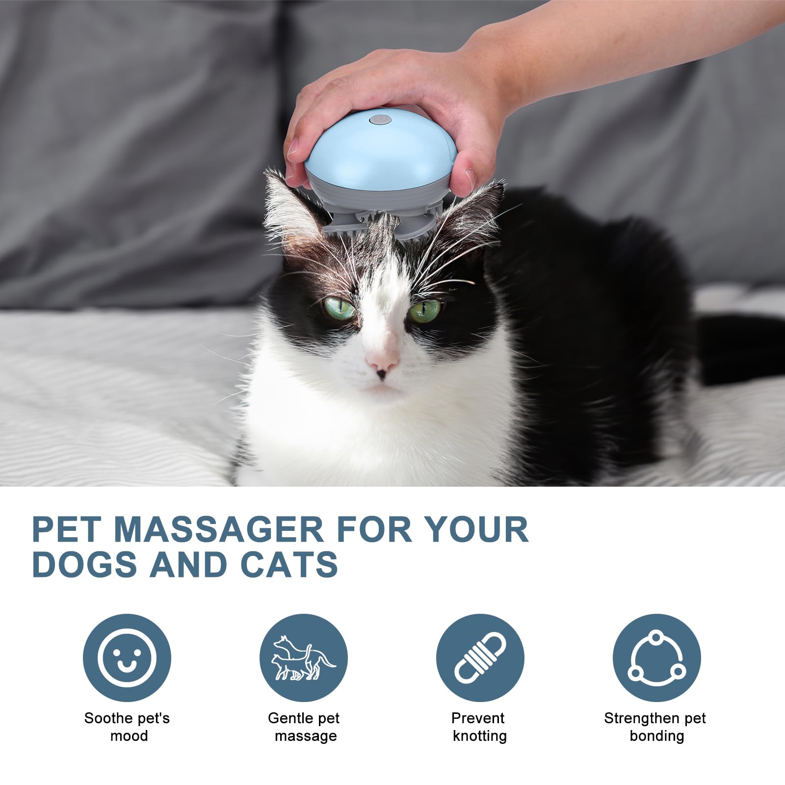 Ankilo massager with three adjustable modes for relaxing kneading sessions.