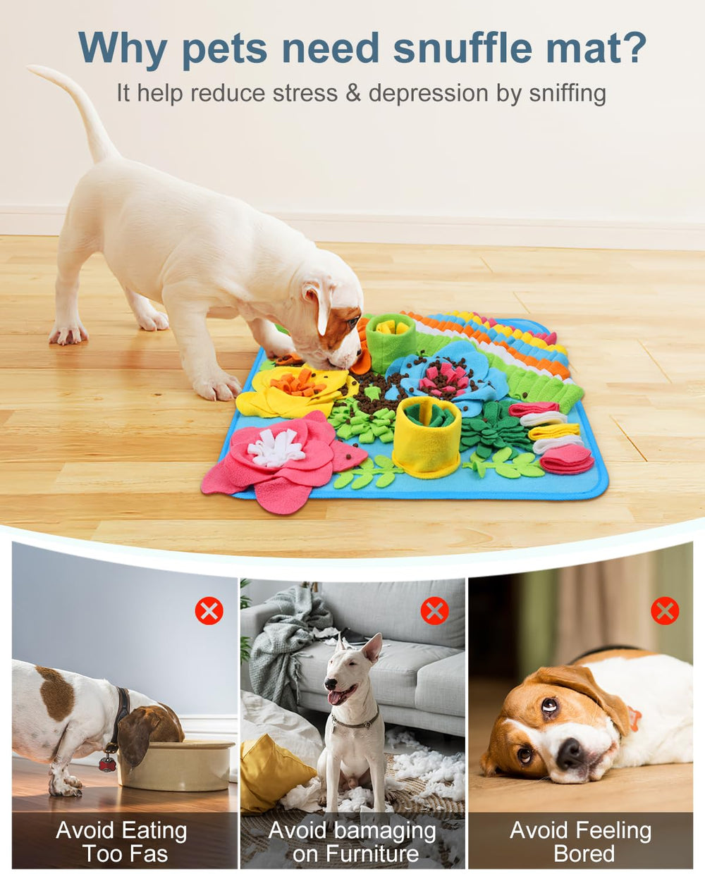 Ankilo Snuffle Mat machine washable for quick cleanup after meals.