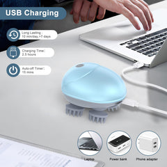 Ankilo waterproof massager for shower use and easy cleanup.