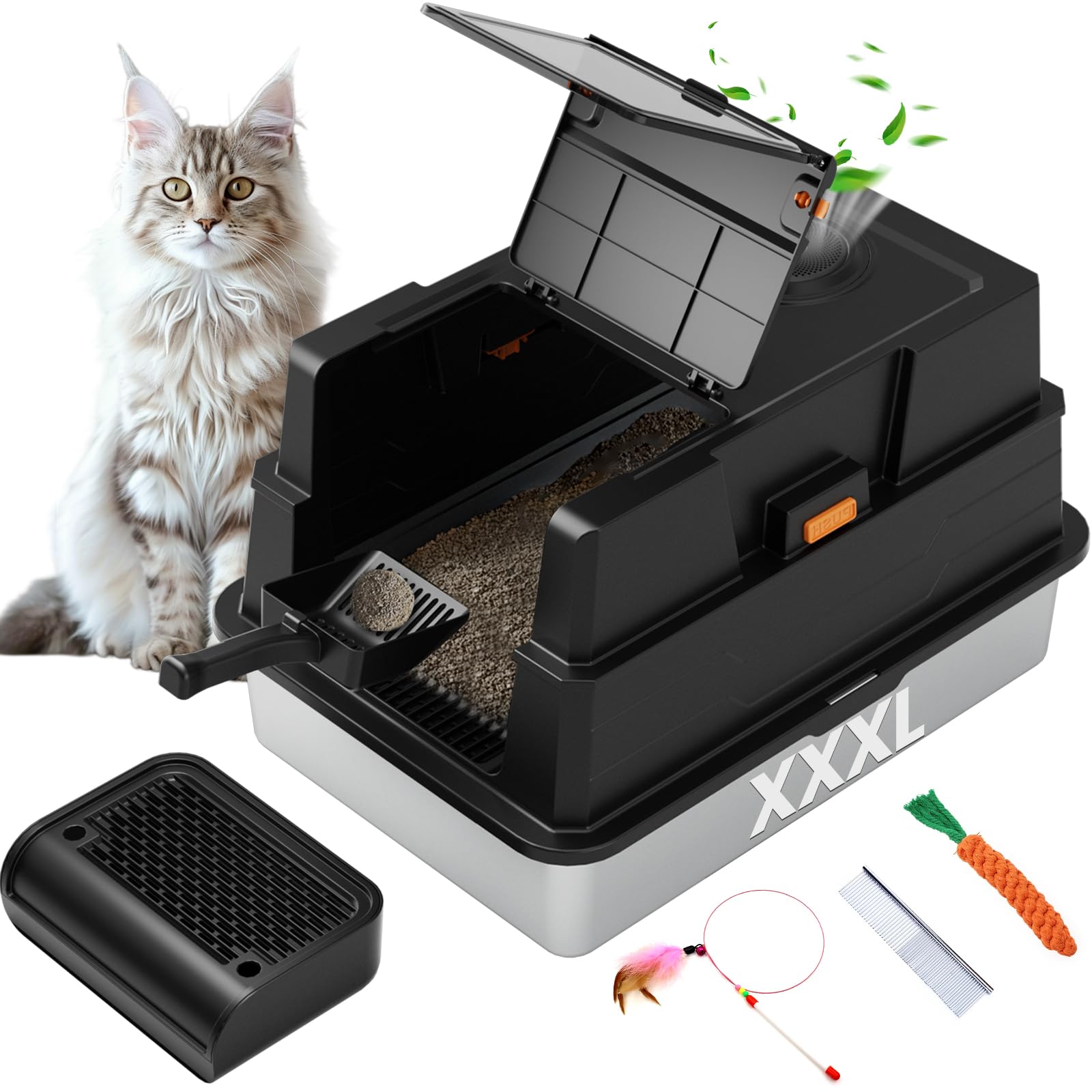 ANKJIWZ XXXL high-sided design provides more room and helps limit splashes.