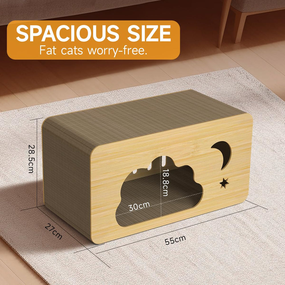 ankuliy cat scratcher surfaces invite pawing from all sides.