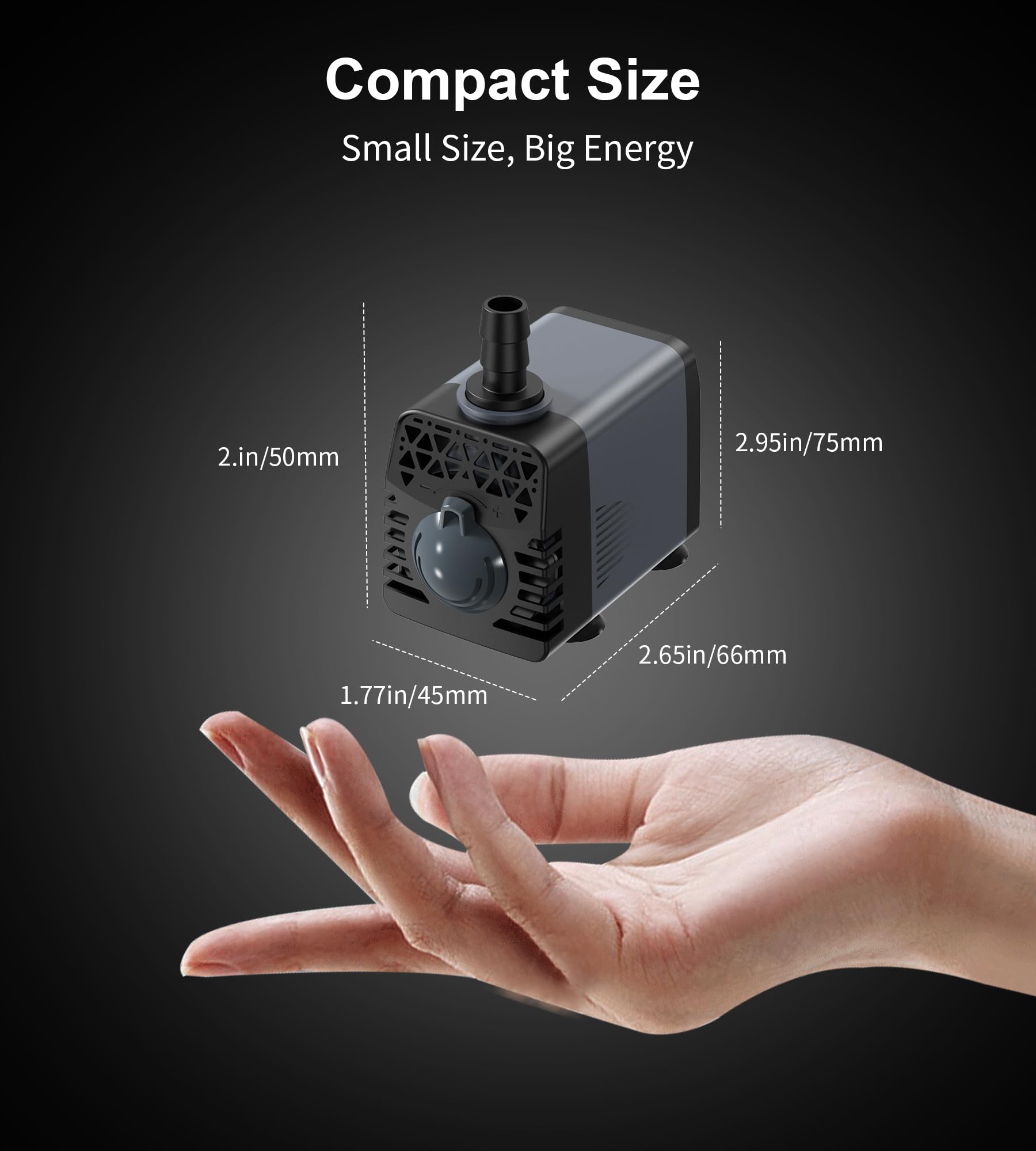 Ankway fountain pump 2-pack packaging highlights value and readiness.