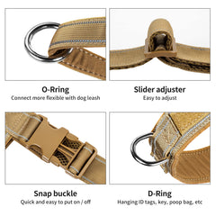 Annchwool No Pull Harness's two rings provide versatile leash and accessory options.