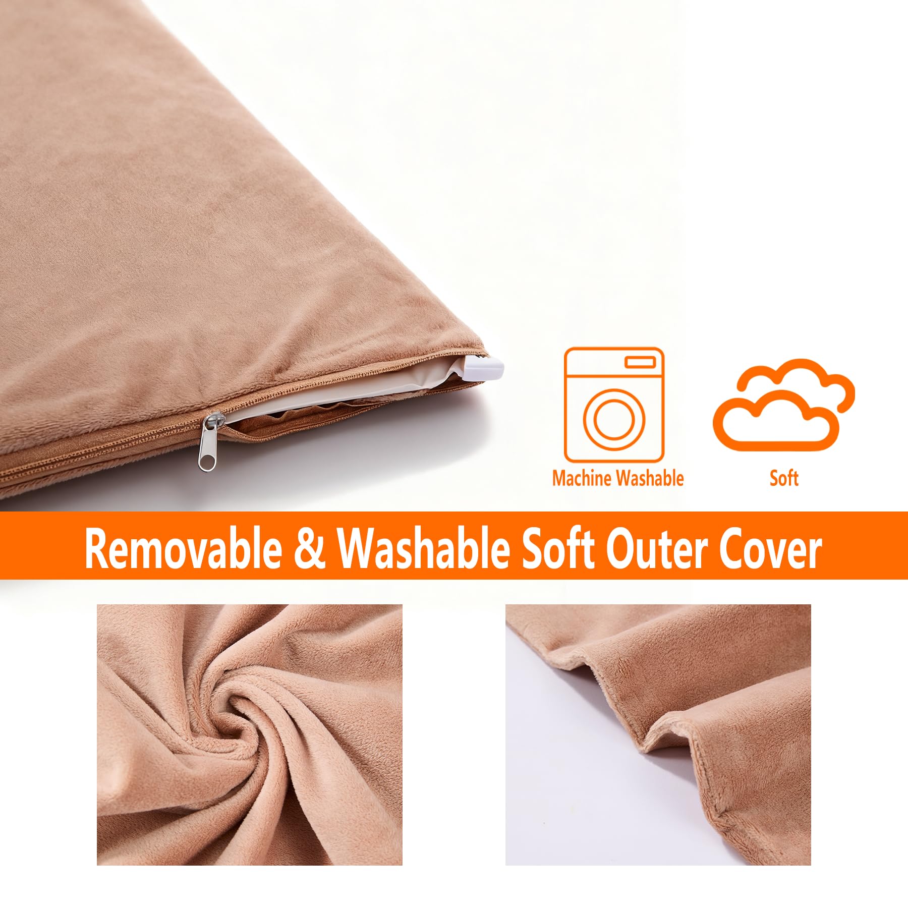 Annchwool pet heating pad on bed used for cozy lounging.
