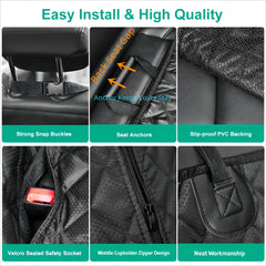 ANOSOSPECIAL durable pet seat protector resists scratches for long-term use.