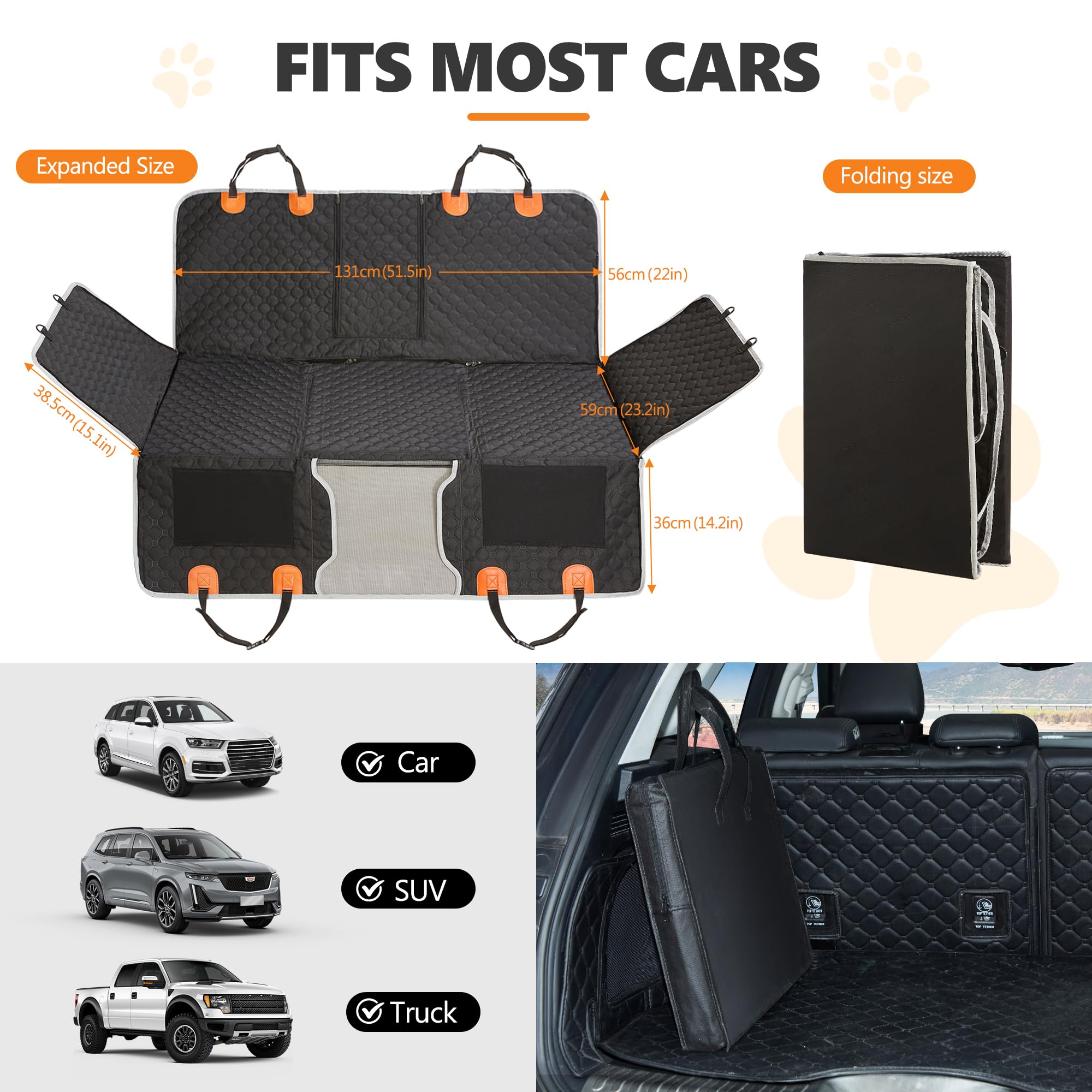 ANOSOSPECIAL easy install and storage in included bag