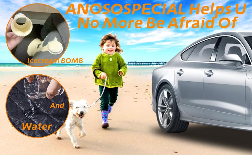 ANOSOSPECIAL multifunctional bench cover ideal for kids and pets during trips