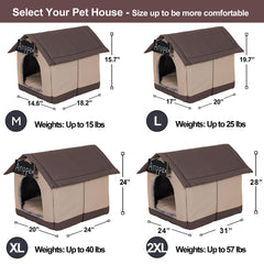 ANPPEX Cozy Dog House Indoor chalkboard included adds personalized charm.