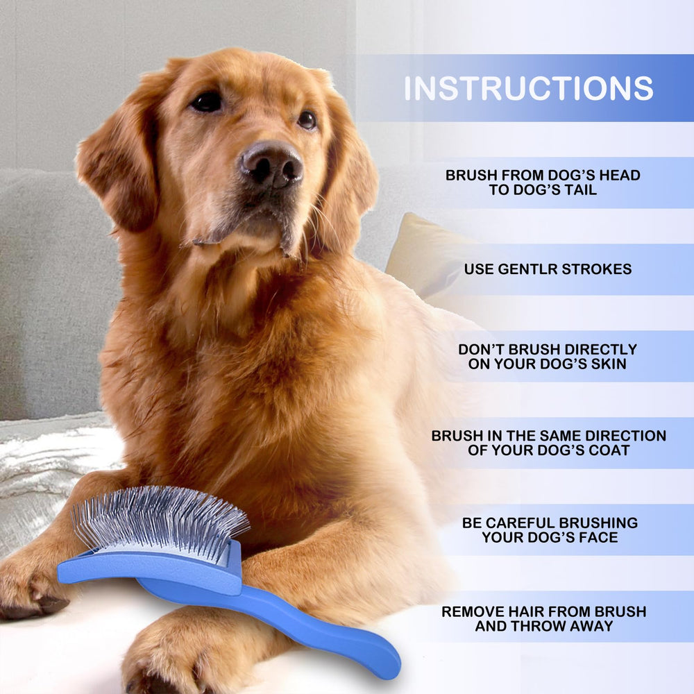 Anrundar grooming kit packaging showing included brush and comb for quick grooming