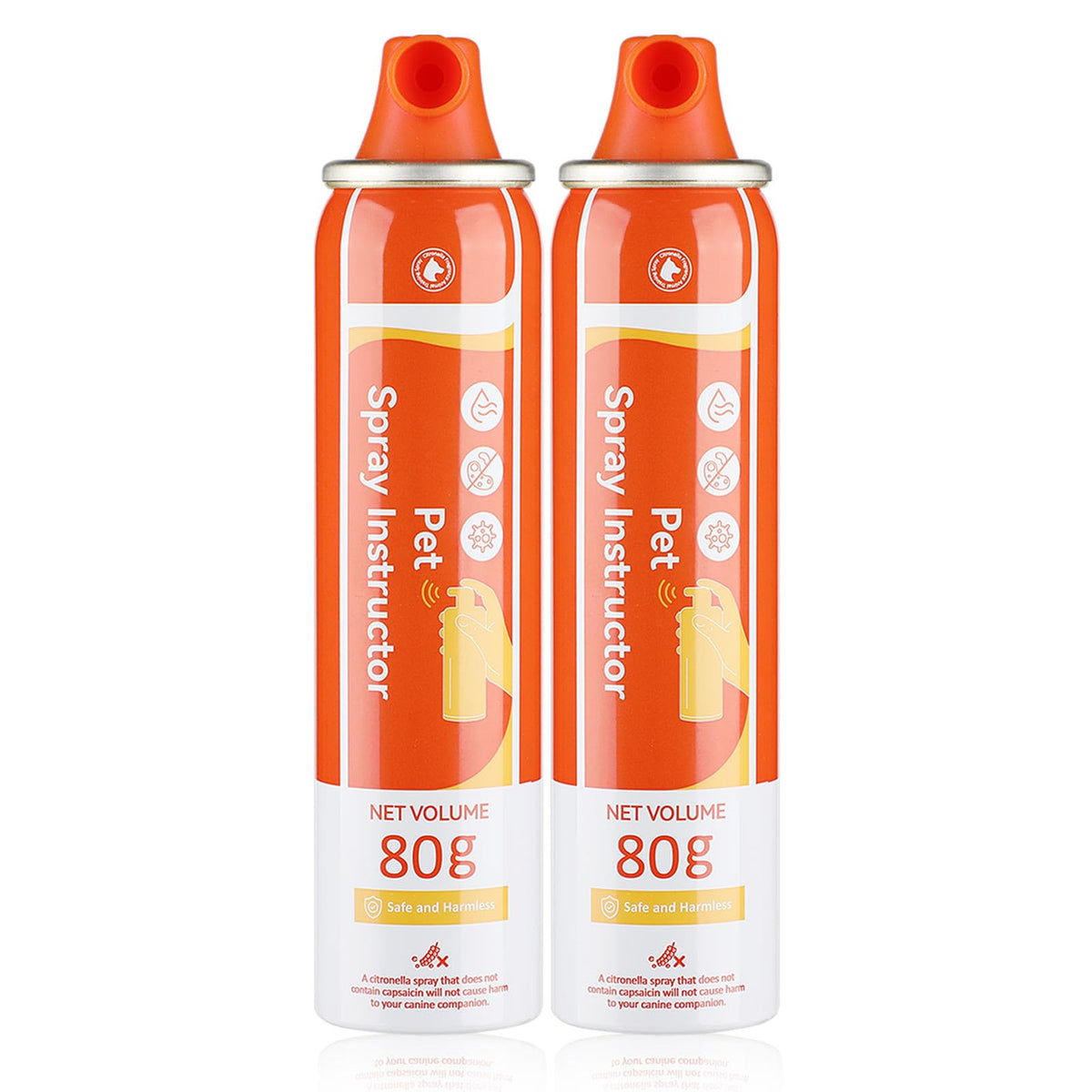 ANSJDH dog corrector spray bottle close-up for quick attention interruption and calm training
