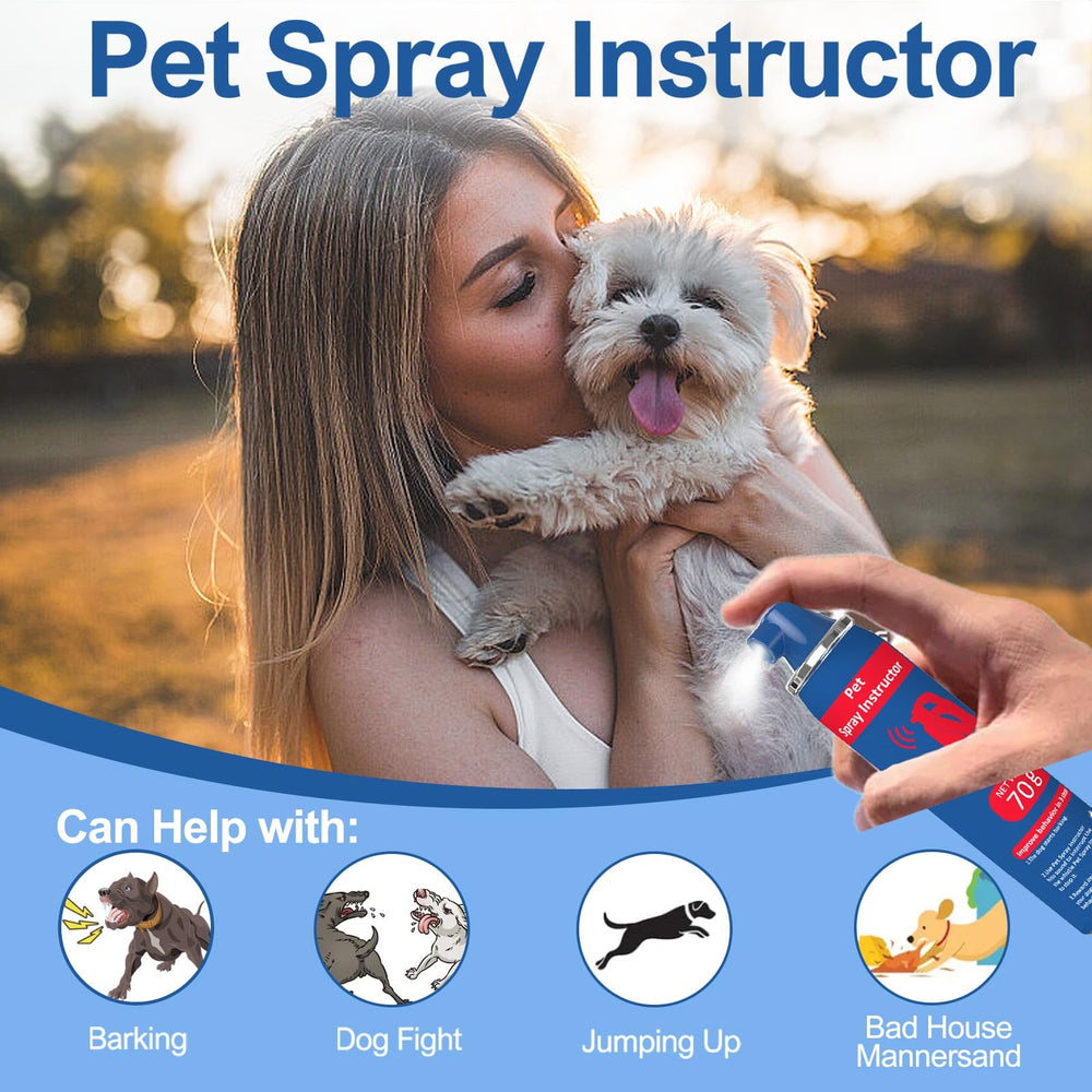 ANSJDH dog corrector spray emits hiss to interrupt behavior