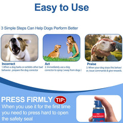 ANSJDH training steps visual shows three step method for dogs