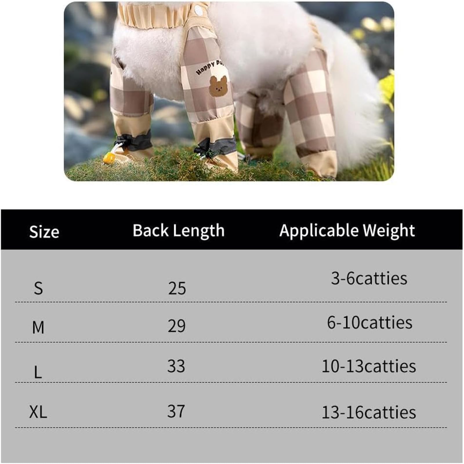 Anti Dirt Pants for Dogs size-m fit for small to medium breeds