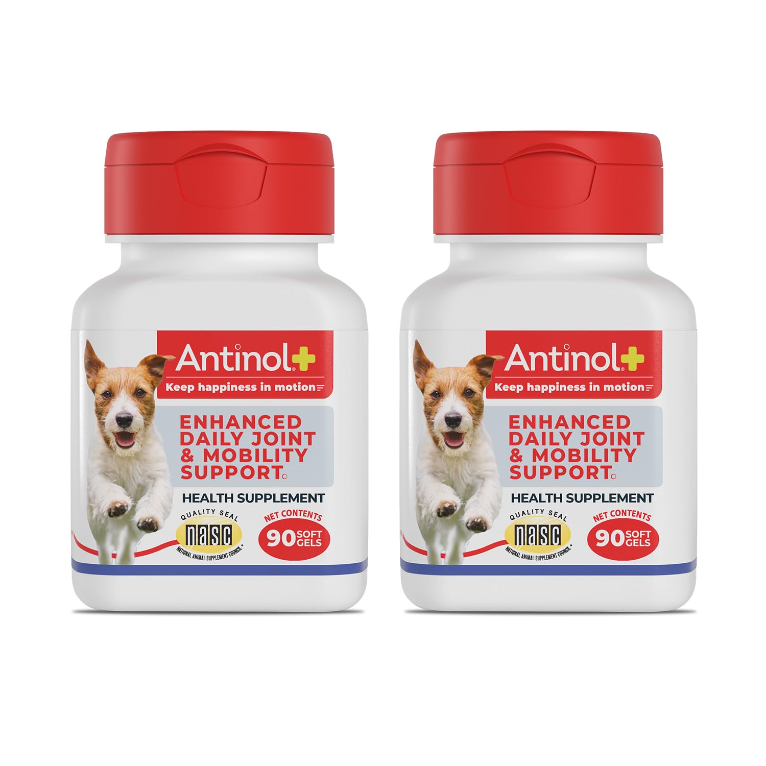 Antinol Plus bottle front highlighting joint support formula.