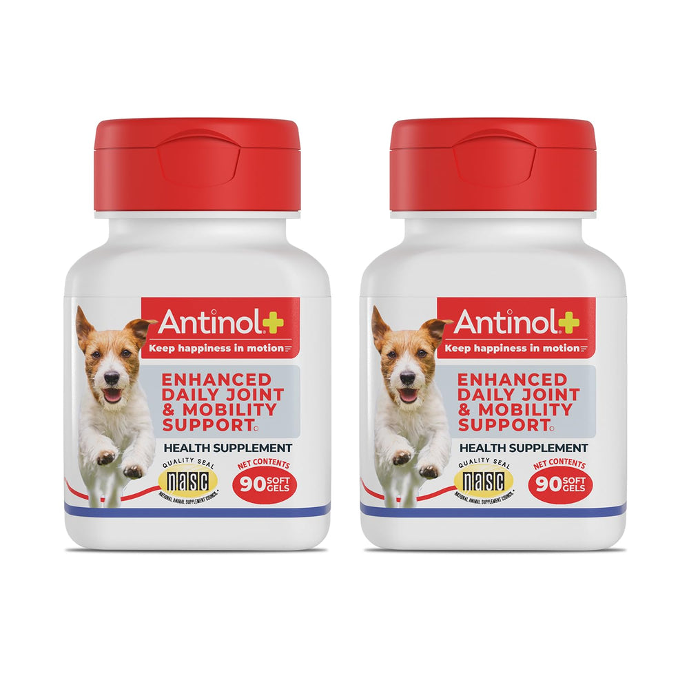 Antinol Plus bottle front highlighting joint support formula.