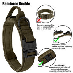 Antswish dog collar heavy-duty-metal-buckle ensures durable closure under pressure.