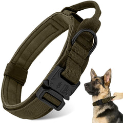 Antswish tactical dog collar adjustable-strap offers secure fit for everyday training.