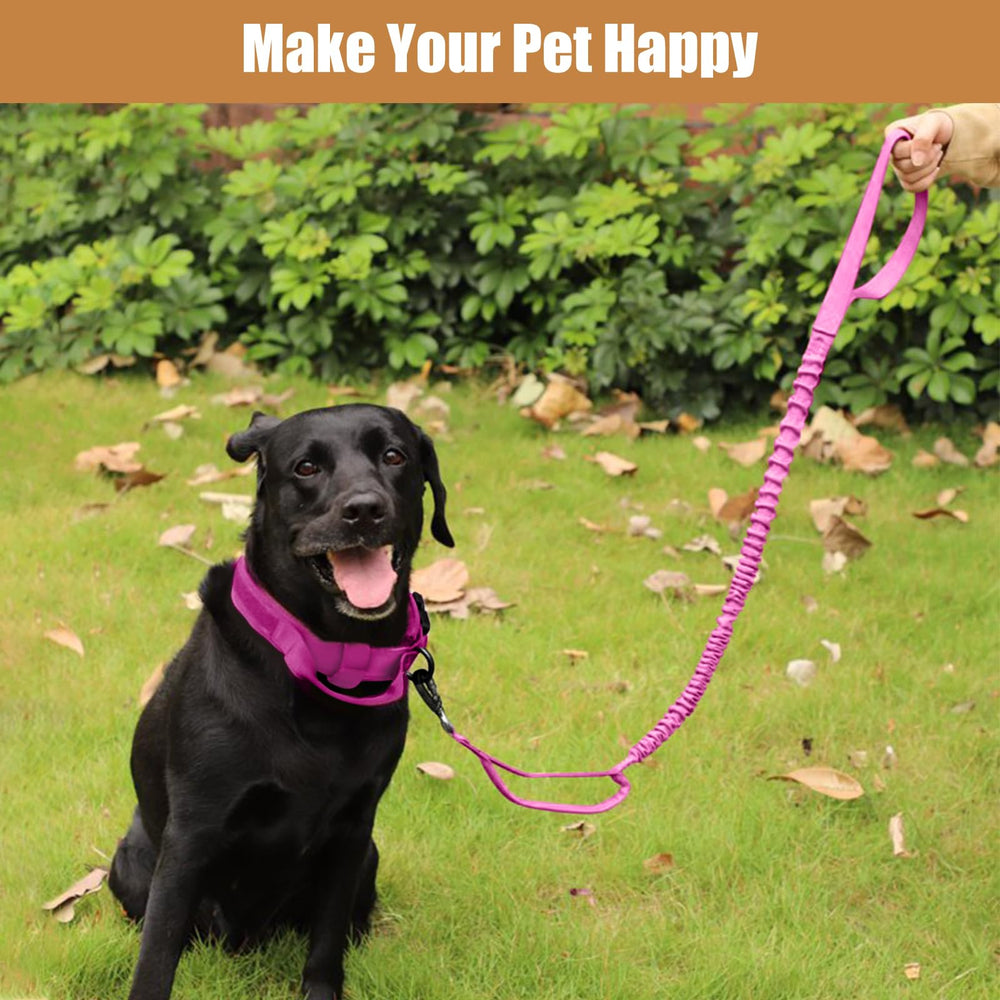 Antswish Tactical dog collar pink medium-large dogs visual conveys versatile fit for larger breeds.