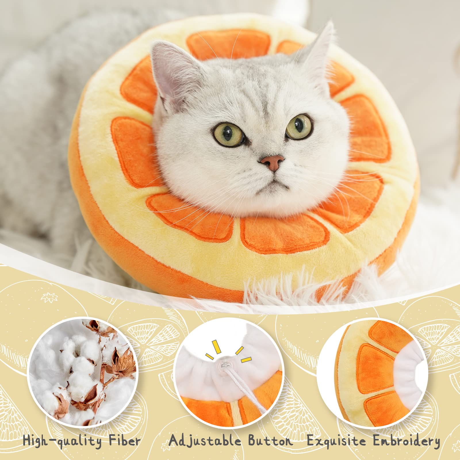 ANWA lightweight cone collar with unobstructed sight.