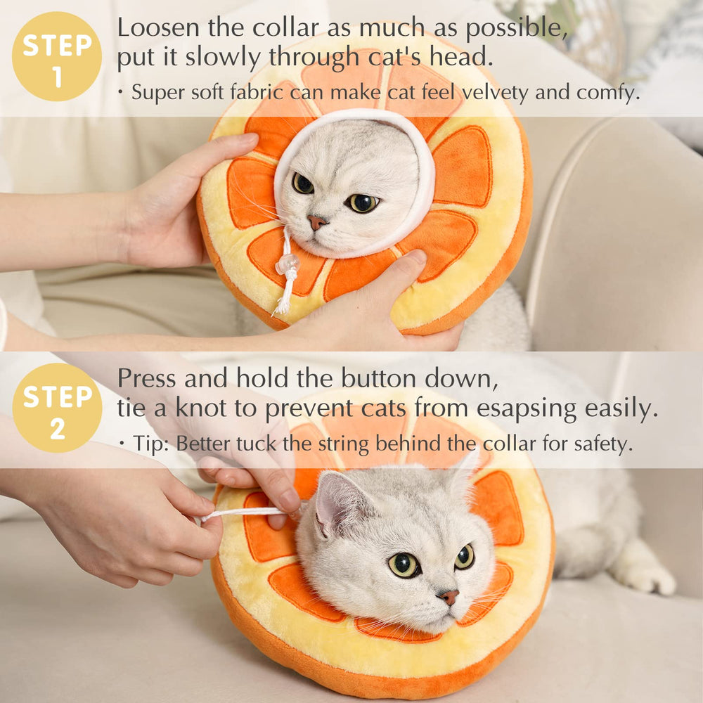 ANWA cat cone collar available in three sizes for a precise fit.