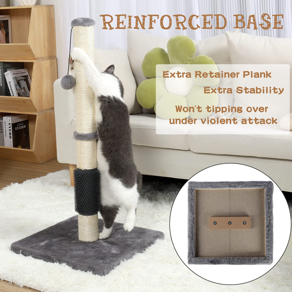 ANWA tall post base emphasizes stability to prevent tipping during play