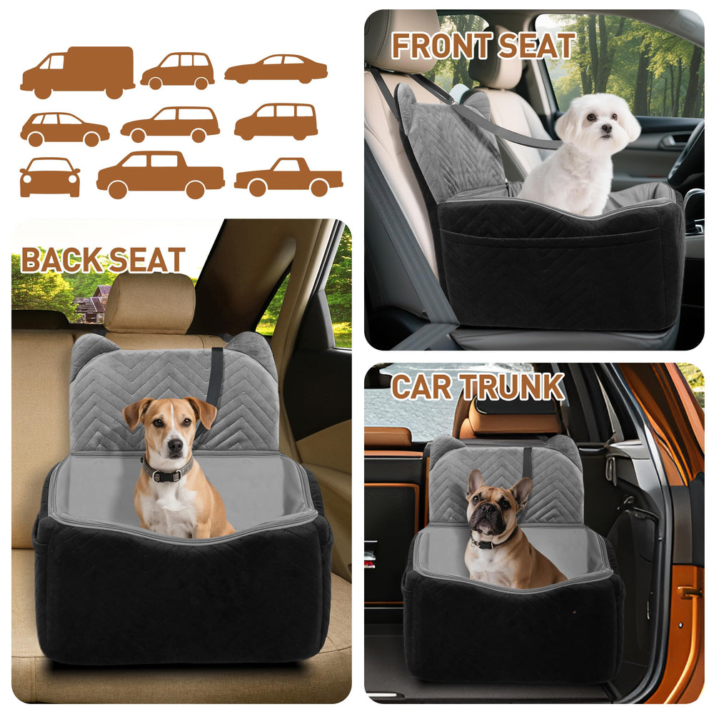 Anywish dog car seat removable washable cover simplifies cleaning