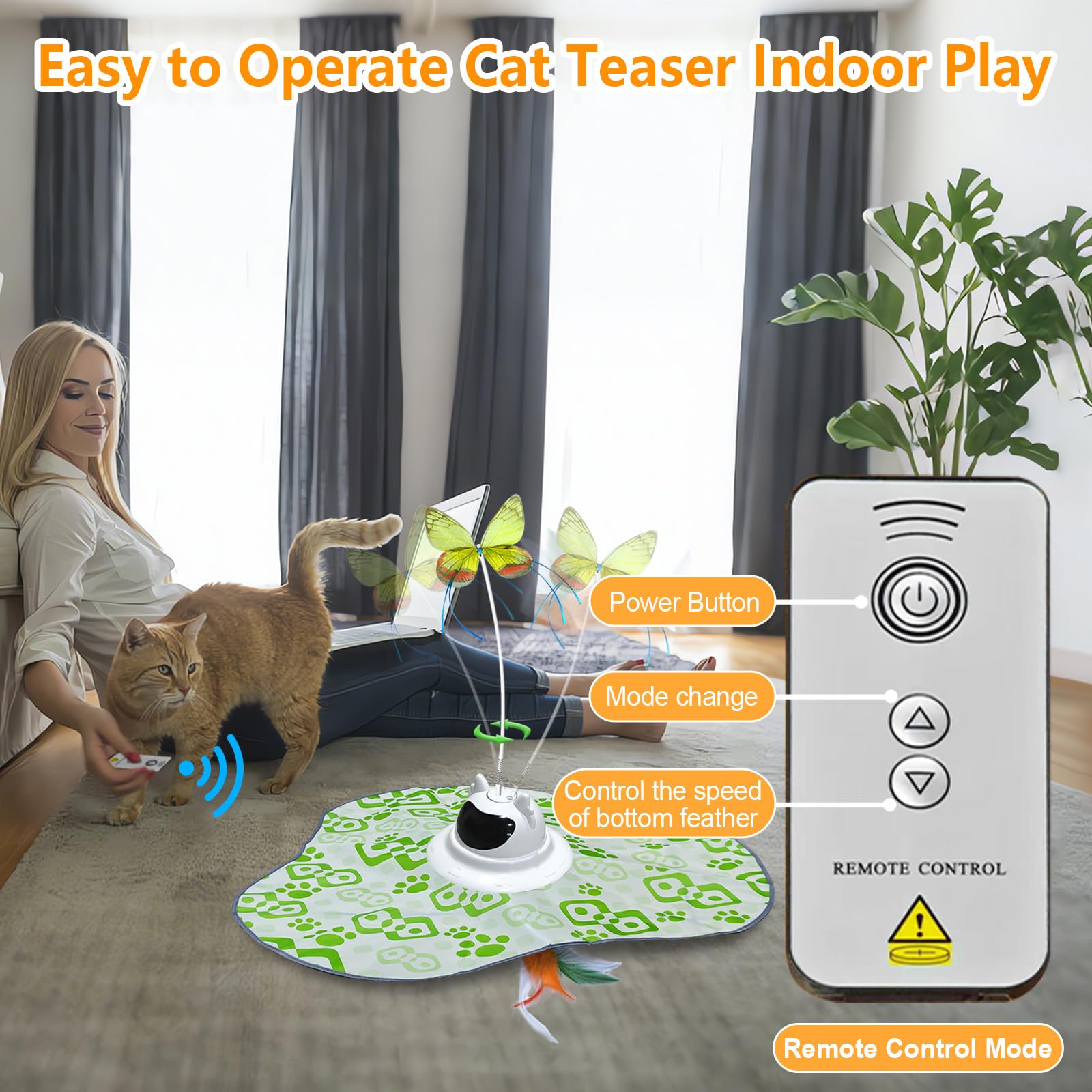 AO LI GEI remote control enables easy play from across the room.