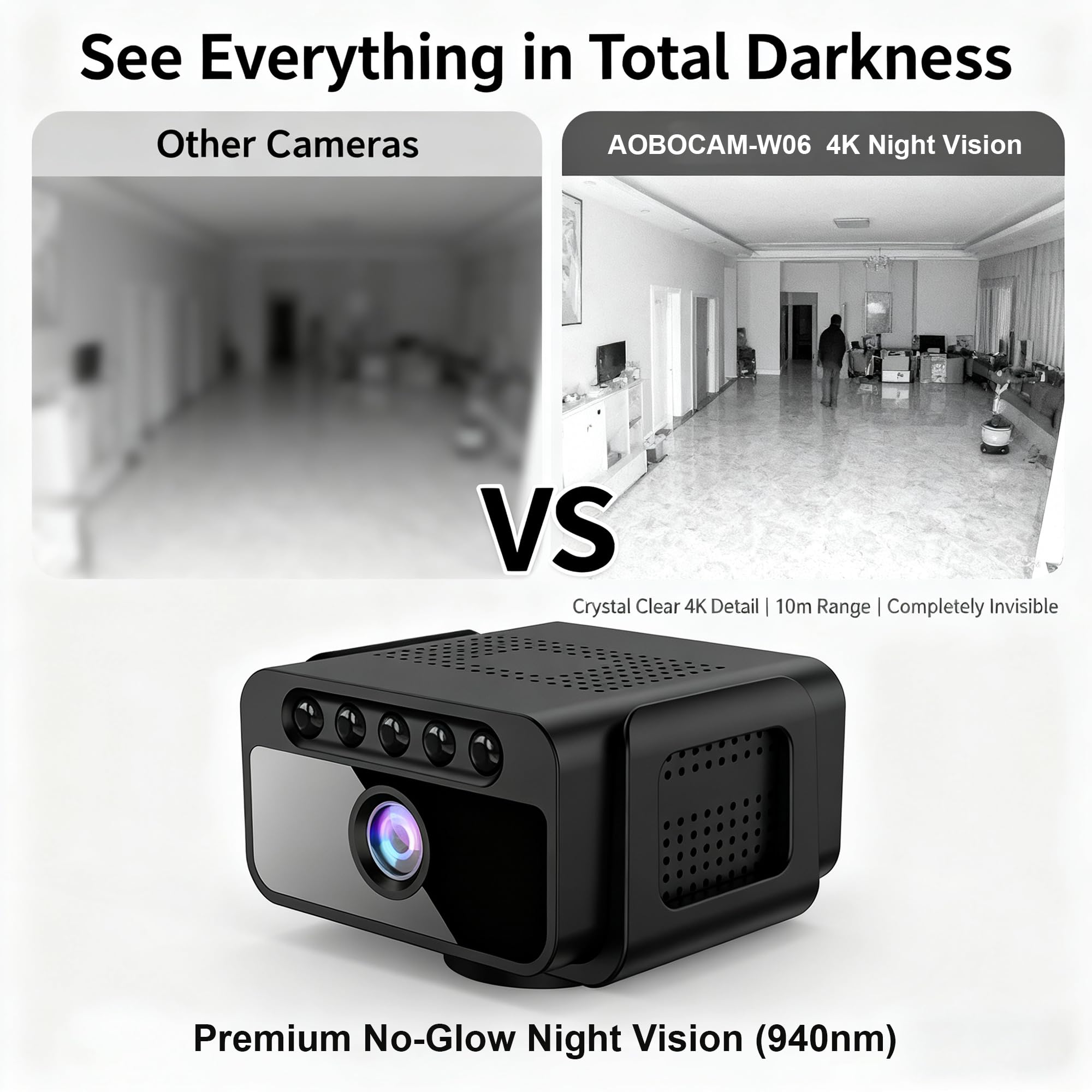 AOBOCAM AI detection flags humans, pets, and vehicles with accuracy.