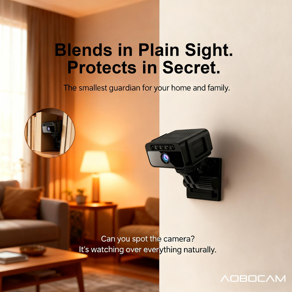 AOBOCAM 5-hour battery supports portable monitoring between charges.