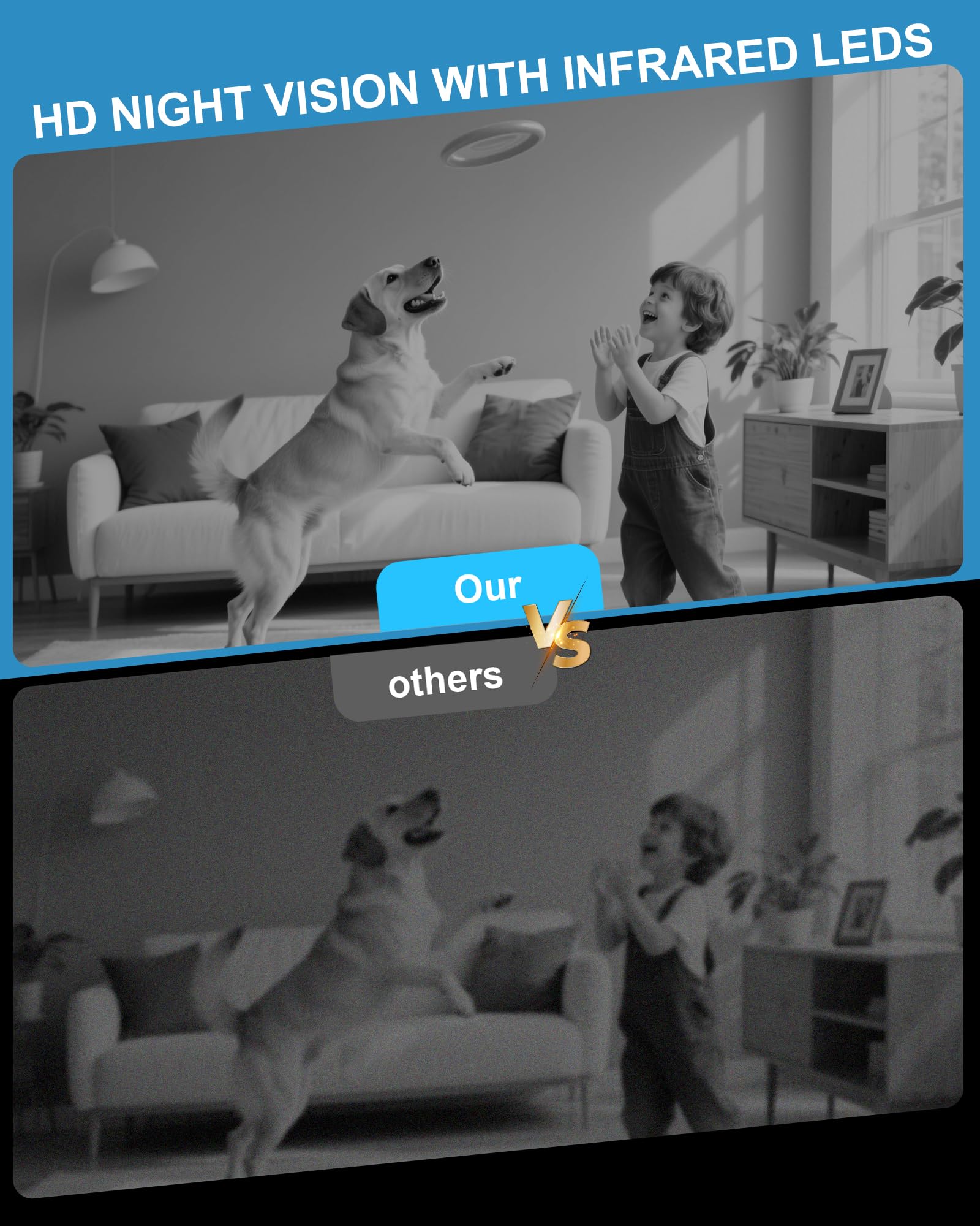 AOBOCAM motion-detection view highlighting instant alerts for real-time home security.