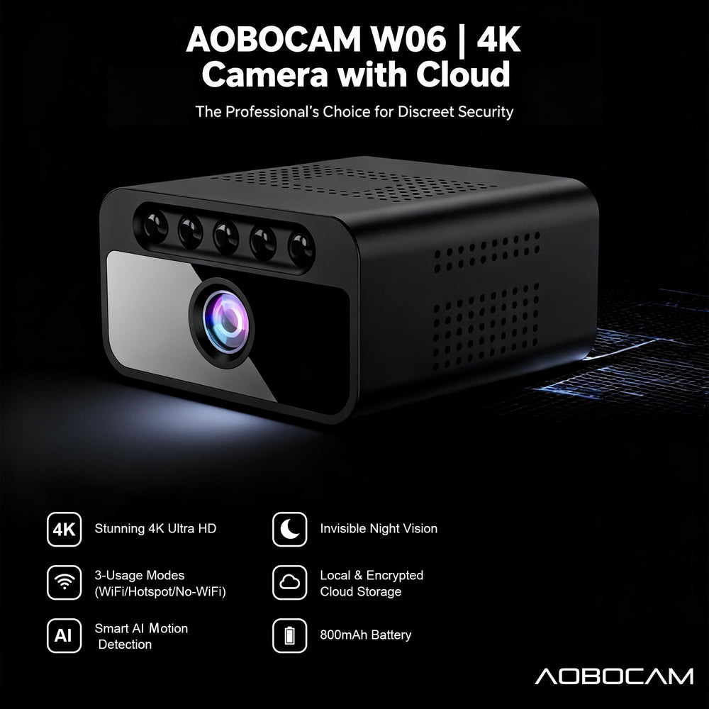 AOBOCAM night vision 940nm delivers covert surveillance after dark.
