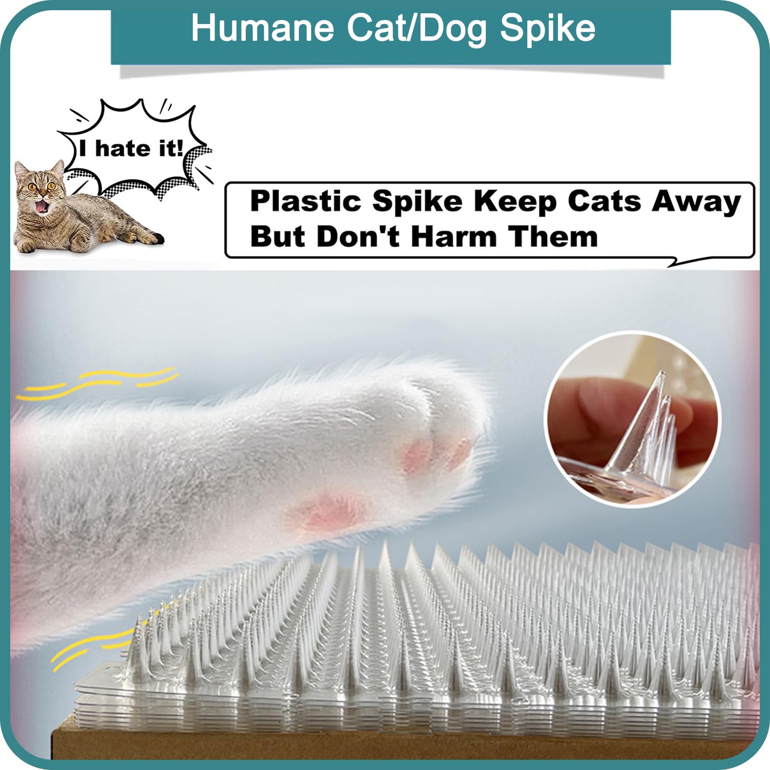 Aocoray cat deterrent mats coverage area demonstrates large segments protecting furniture and plants
