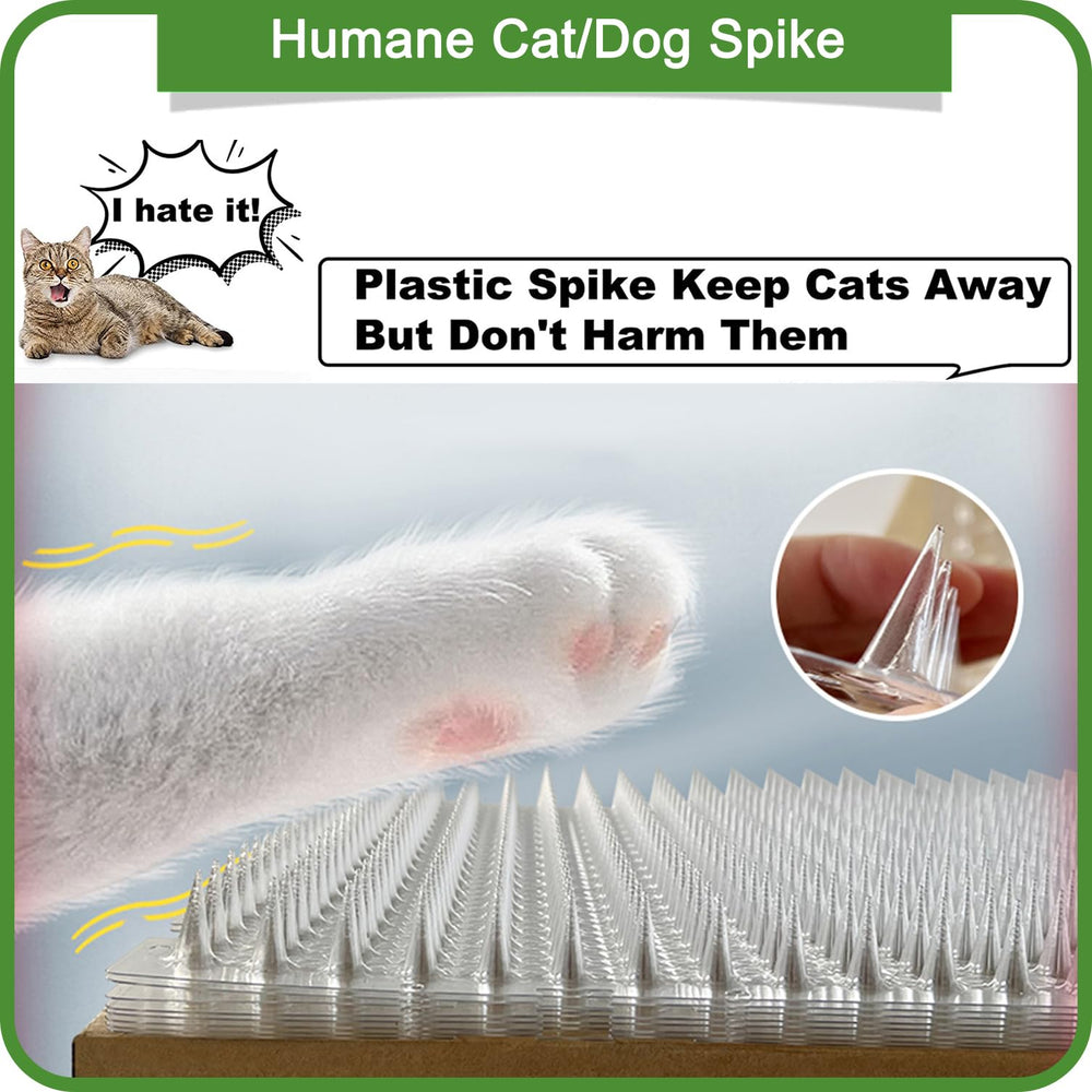 Aocoray cat spike mat with 1 inch spikes deters pets safely.
