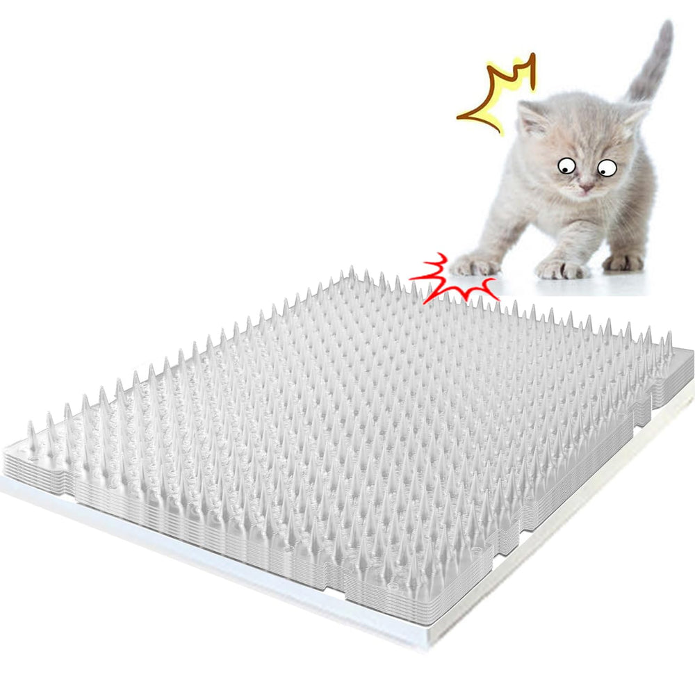 Aocoray scat mat coverage area protects surfaces with 16x13 inch tiles.