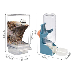 AOCPO feeder drawer close-up clears uneaten seeds for a cleaner cage environment.
