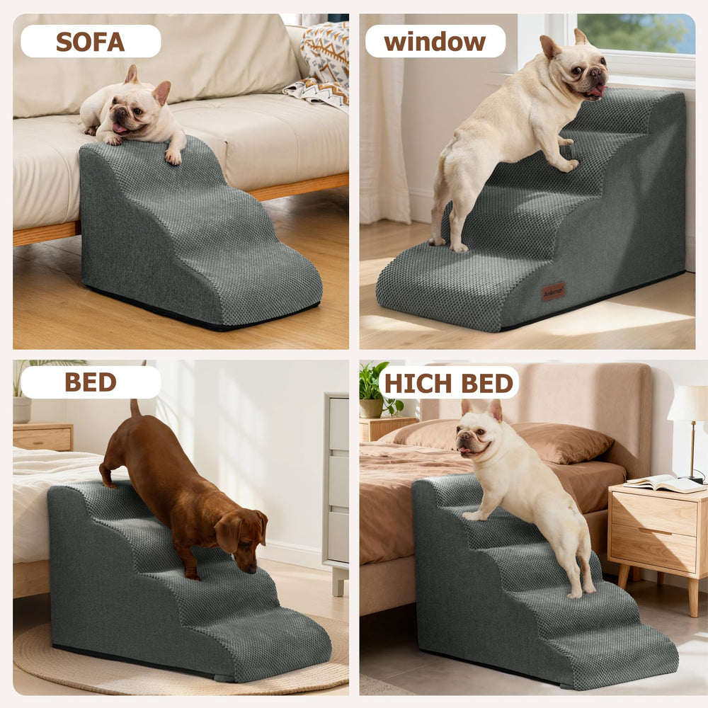 Aodisman ramp anti-slip bottom keeps pets steady during climbs