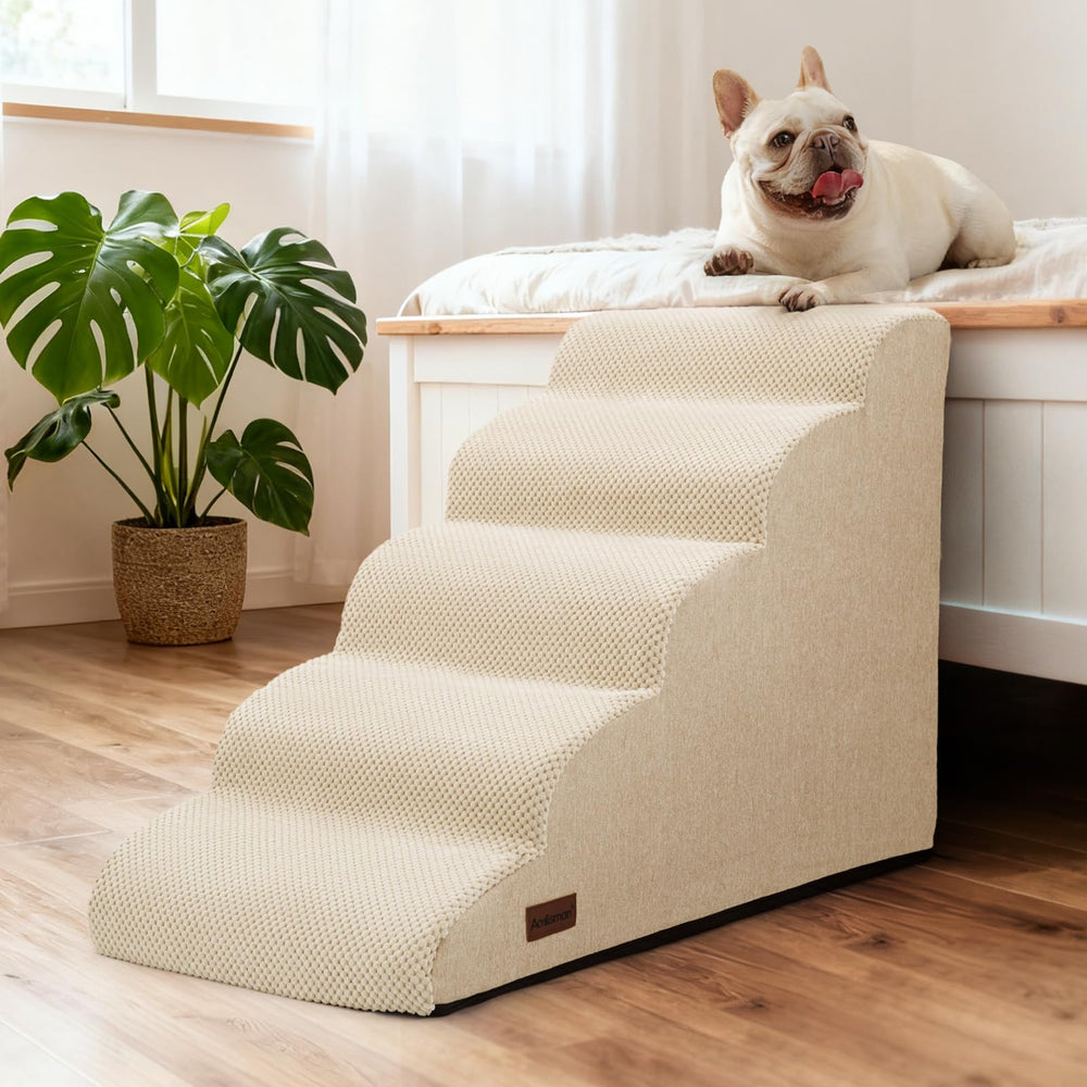 Aodisman dog stairs elderly-pets friendly design supports comfortable access.