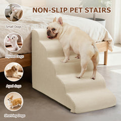 Aodisman dog stairs portable-handle enables easy room-to-room movement.