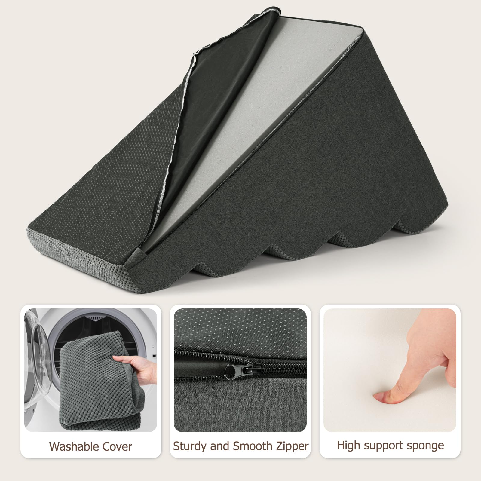 Aodisman five-step design fits high beds for versatile home use.
