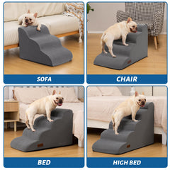 Aodisman dog steps non-slip bottom: stays in place on slick floors